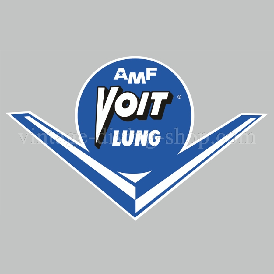 AMF VOIT LUNG - decal sticker Aufkleber - blue-white